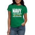 thumbnail image 1 of CafePress - America's Navy Vietnam Vetera Women's Dark T Shirt - Women's Traditional Fit Dark T-Shirt, 1 of 4