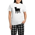 thumbnail image 1 of CafePress - American Bulldog Women's Light Pajamas - Women's Short Sleeve Print T-Shirt and Pants Light Cotton Pajama Set, 1 of 7
