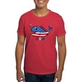 thumbnail image 1 of CafePress - American Fishy Dark T Shirt - Men's Classic Graphic Cotton T-Shirt, 1 of 4