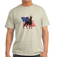 thumbnail image 1 of CafePress - American Flag Doberman Light T Shirt - Men's Classic Graphic T-Shirt, 1 of 4