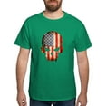 thumbnail image 1 of CafePress - American Flag Skull Dark T Shirt - Men's Classic Graphic Cotton T-Shirt, 1 of 4