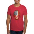 thumbnail image 1 of CafePress - American Flag Skull Dark T Shirt - Men's Classic Graphic Cotton T-Shirt, 1 of 4