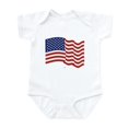 thumbnail image 1 of CafePress - American Flag Waving Body Suit - Baby Light Bodysuit, Size Newborn - 24 Months, 1 of 4