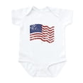 thumbnail image 1 of CafePress - American Flag Waving Distressed Infant Bodysuit - Baby Light Bodysuit, Size Newborn - 24 Months, 1 of 4