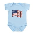 thumbnail image 1 of CafePress - American Flag Waving Distressed Infant Bodysuit - Baby Light Bodysuit, Size Newborn - 24 Months, 1 of 4