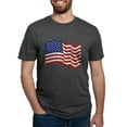 thumbnail image 1 of CafePress - American Flag Waving Men's Deluxe T Shirt - Mens Tri-blend T-Shirt, 1 of 4