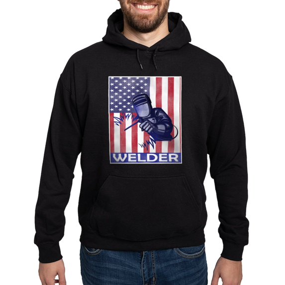 CafePress - American Flag Welder Design Welding Ima Sweatshirt - Pullover Hoodie, Classic, Comfortable Hooded Sweatshirt