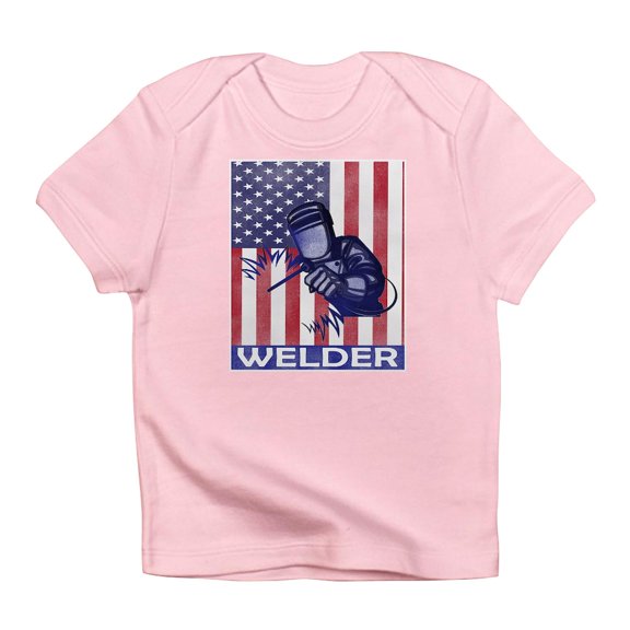CafePress - American Flag Welder Design Welding Image T Shirt - Infant T-Shirt