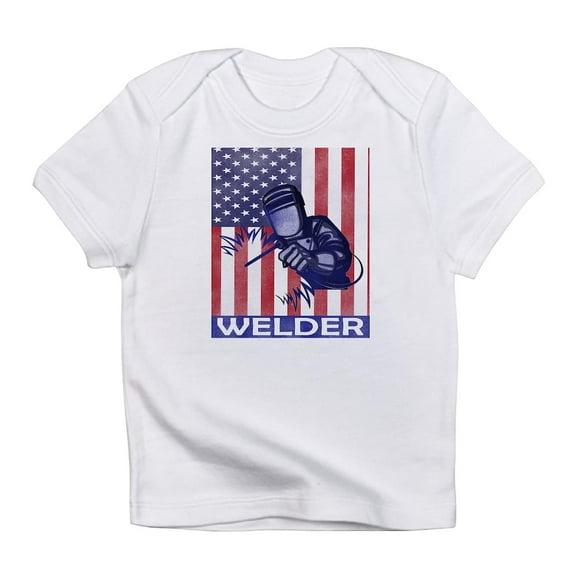 CafePress - American Flag Welder Design Welding Image T Shirt - Infant T-Shirt