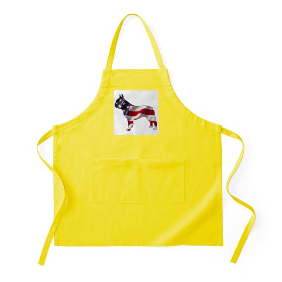 CafePress - American Frenchie Apron - Kitchen Apron with Pockets, Grilling Apron, Baking Apron
