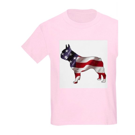 CafePress - American Frenchie Kids T Shirt - Light T-Shirt Kids XS-XL