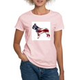 thumbnail image 1 of CafePress - American Frenchie Women's Pink T Shirt - Women's Classic T-Shirt, 1 of 4