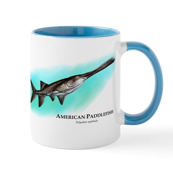 CafePress - American Paddlefish Mug - 11 oz Ceramic Mug - Novelty Coffee Tea Cup