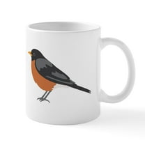 CafePress - American Robin Mugs - 11 oz Ceramic Mug - Novelty Coffee Tea Cup