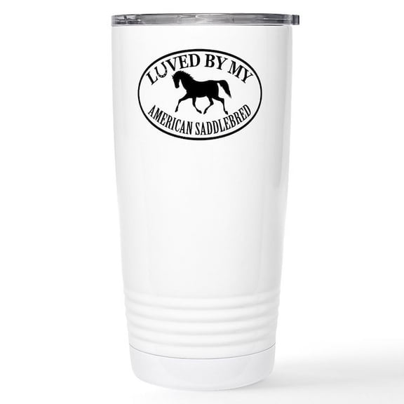 CafePress - American Saddlebred Horse Mugs - Insulated Stainless Steel Travel Tumbler 20 oz.