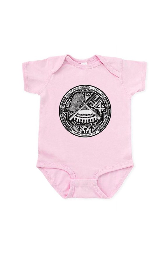 - American Samoa Coat Of Arms Infant Bodysuit - Baby Light Bodysuit, Size Newborn - 24 Months
