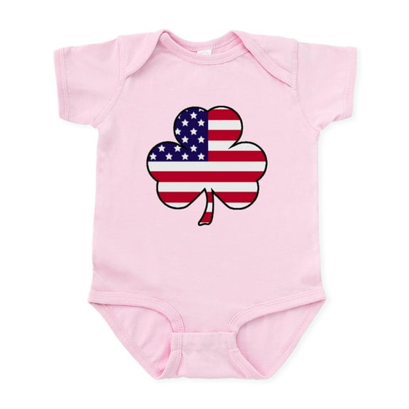 CafePress - American Shamrock' Infant Bodysuit - Baby Light Bodysuit, Size Newborn - 24 Months
