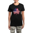 thumbnail image 1 of CafePress - American Shamrock' Women's Dark Pajamas - Women's Short Sleeve Print T-Shirt and Pants Dark Cotton Pajama Set, 1 of 7
