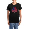thumbnail image 1 of CafePress - American Shamrock' Women's Dark Pajamas - Women's Short Sleeve Print T-Shirt and Pants Dark Cotton Pajama Set, 1 of 7