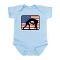 thumbnail image 1 of CafePress - American Wrestling Infant Bodysuit - Baby Light Bodysuit, Size Newborn - 24 Months, 1 of 4