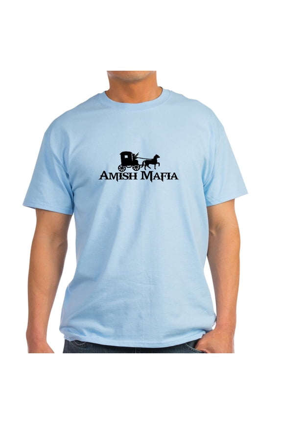 - Amish Mafia Light T Shirt - Men's Classic Graphic T-Shirt