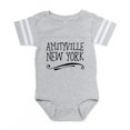 thumbnail image 1 of CafePress - Amityville New York - Cute Infant Baby Football Bodysuit, 1 of 3