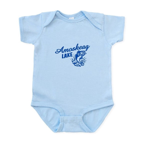 CafePress - Amoskeag Lake Infant Bodysuit - Baby Light Bodysuit, Size Newborn - 24 Months