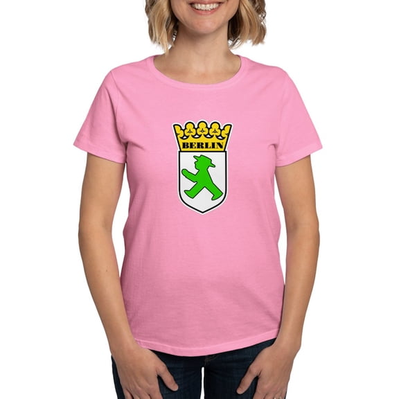 CafePress - Ampelmann Berlin Crest T Shirt - Women's Traditional Fit Dark T-Shirt