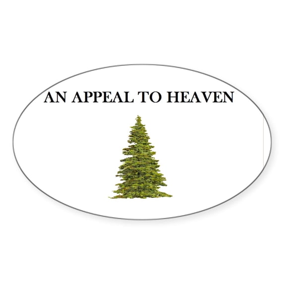 CafePress - An Appeal To Heaven Flag - Sticker (Oval)