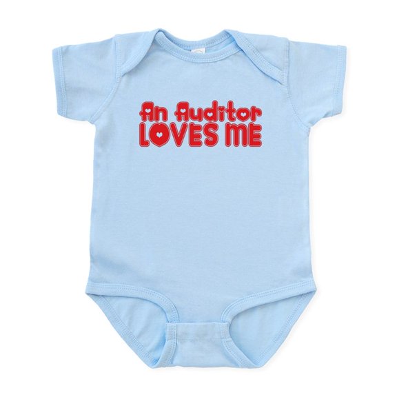 CafePress - An Auditor Loves Me Infant Bodysuit - Baby Light Bodysuit, Size Newborn - 24 Months