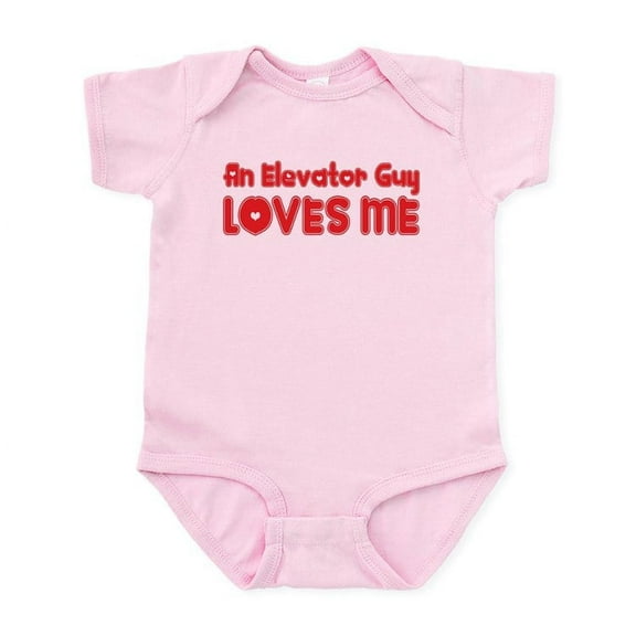 CafePress - An Elevator Guy Loves Me Infant Bodysuit - Baby Light Bodysuit, Size Newborn - 24 Months