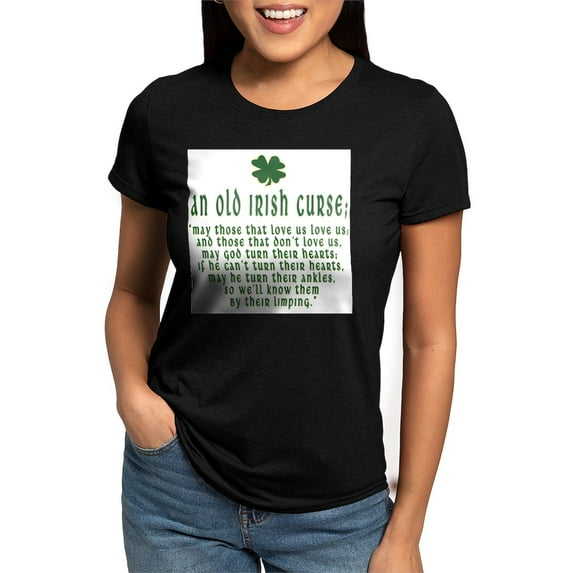 CafePress - An Old Irish Curse T Shirt Women's Deluxe T Shirt - Womens Tri-blend T-Shirt