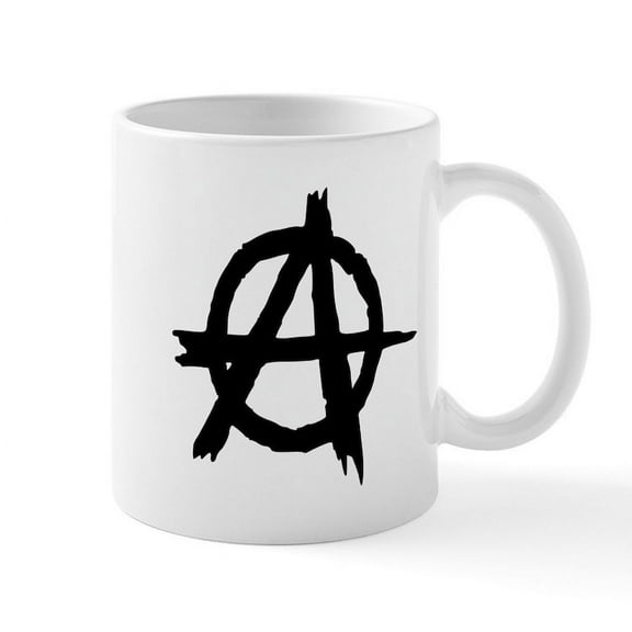 CafePress - Anarchy Mug - 11 oz Ceramic Mug - Novelty Coffee Tea Cup