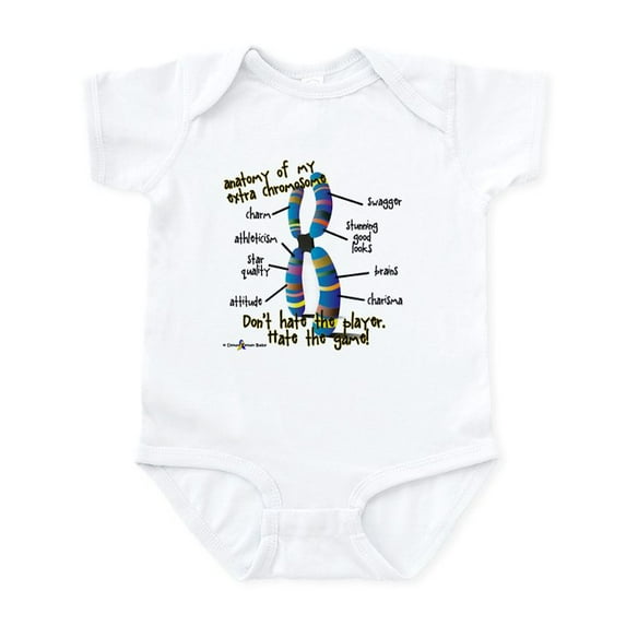 CafePress - Anatomy Body Suit - Baby Light Bodysuit, Size Newborn - 24 Months