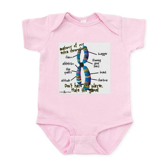 CafePress - Anatomy Body Suit - Baby Light Bodysuit, Size Newborn - 24 Months