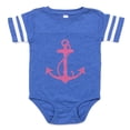 thumbnail image 1 of CafePress - Anchor_Pink - Cute Infant Baby Football Bodysuit, 1 of 3