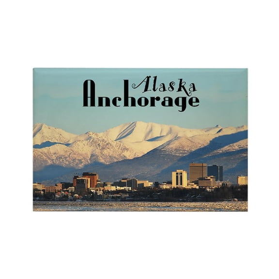CafePress - Anchorage Magnets - Rectangle Magnet, 2"x3" Refrigerator Magnet