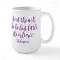 thumbnail image 1 of CafePress - And Though She Be But Lit - 15 oz Ceramic Large White Novelty Mug, 1 of 6
