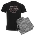 thumbnail image 1 of CafePress - And Though She Be But Little, Men's Dark Pajamas - Men's Dark Loose Fit Cotton Pajama Set, 1 of 7