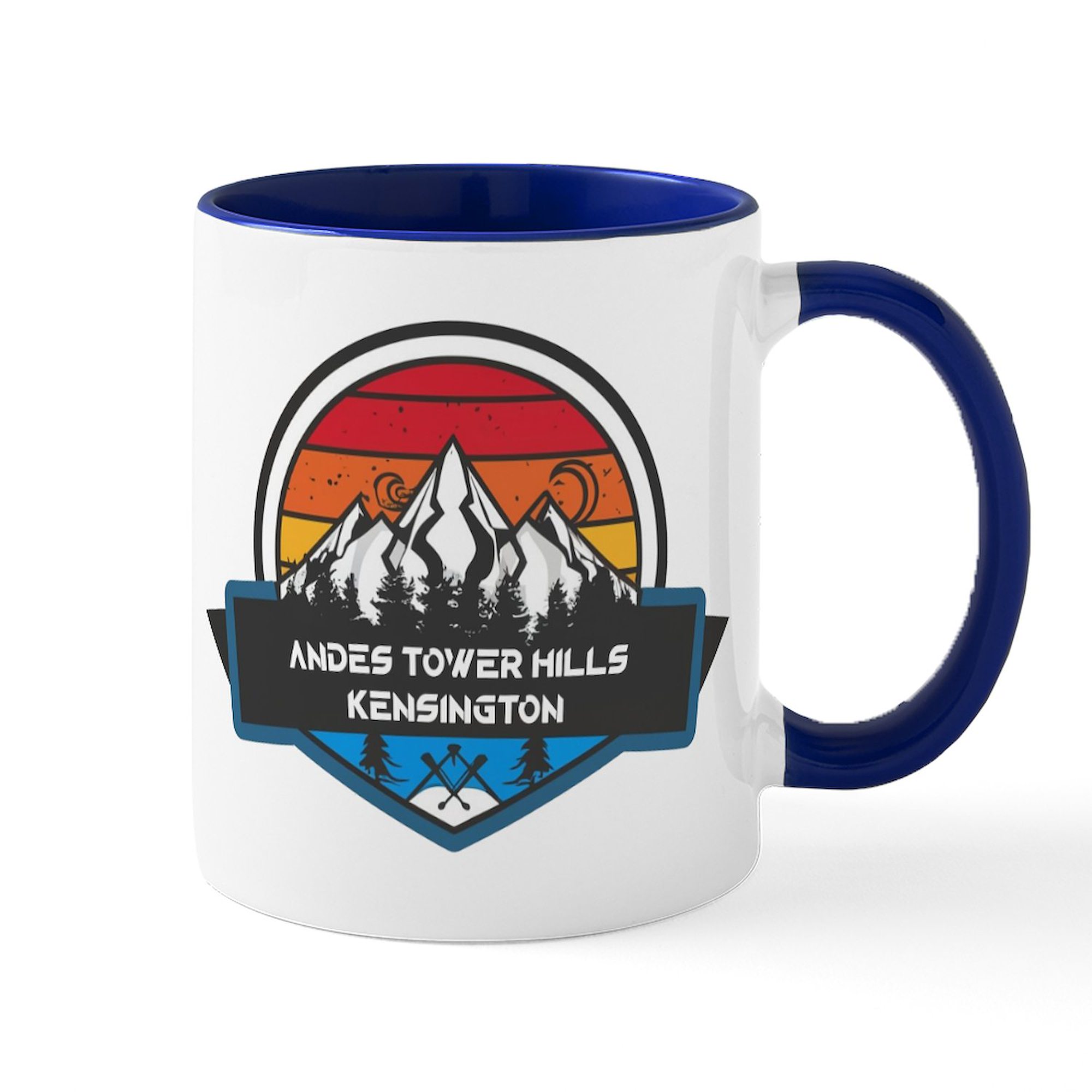 CafePress Andes Tower Hills Kensington Minnesota Mugs 11 oz Ceramic