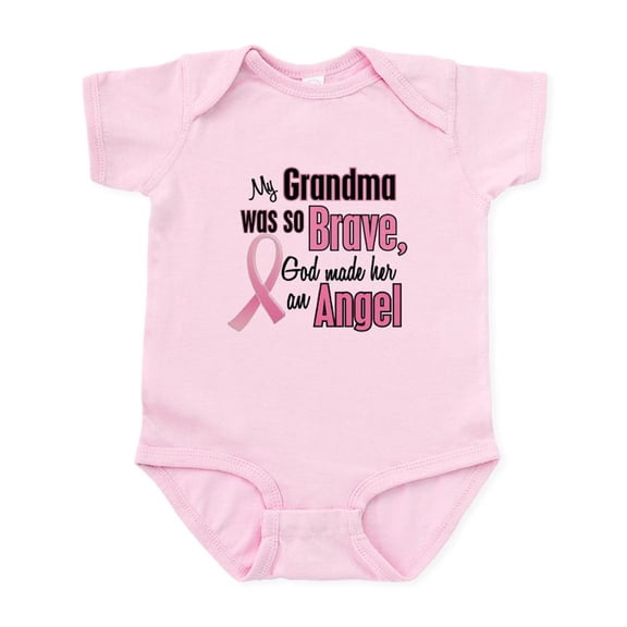 CafePress - Angel 1 (Grandma BC) Infant Bodysuit - Baby Light Bodysuit, Size Newborn - 24 Months