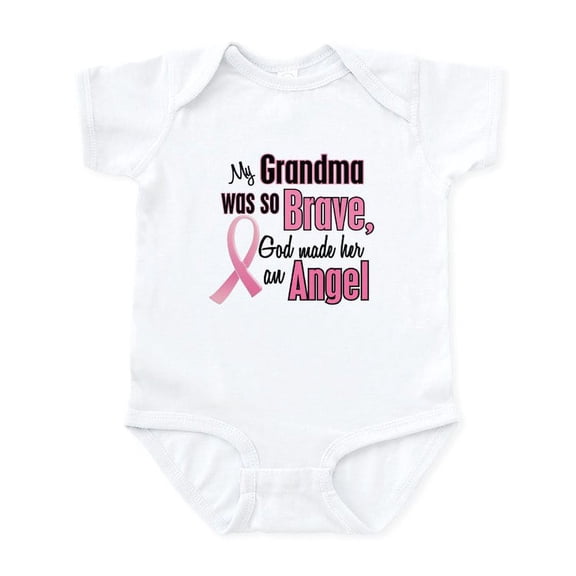 CafePress - Angel 1 (Grandma BC) Infant Bodysuit - Baby Light Bodysuit, Size Newborn - 24 Months