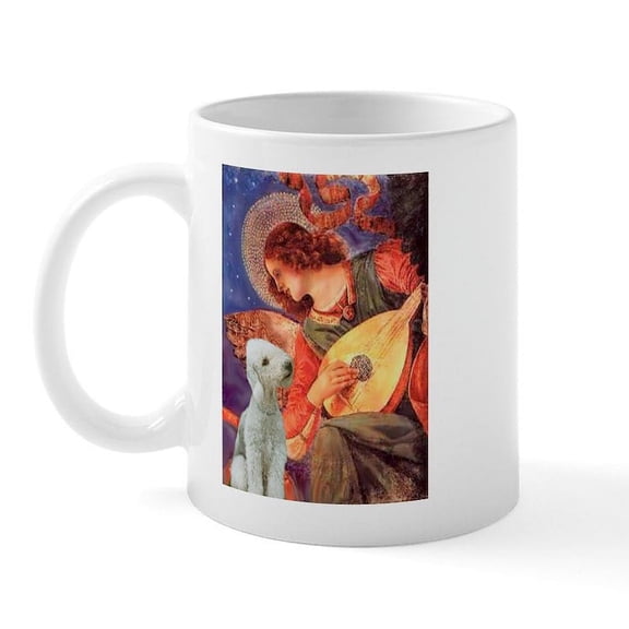 CafePress - Angel / Bedlington T Mug - 11 oz Ceramic Mug - Novelty Coffee Tea Cup