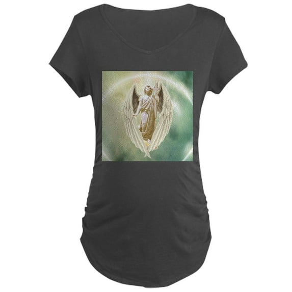 CafePress - Angel Gabriel Maternity T Shirt - Maternity Dark T-Shirt
