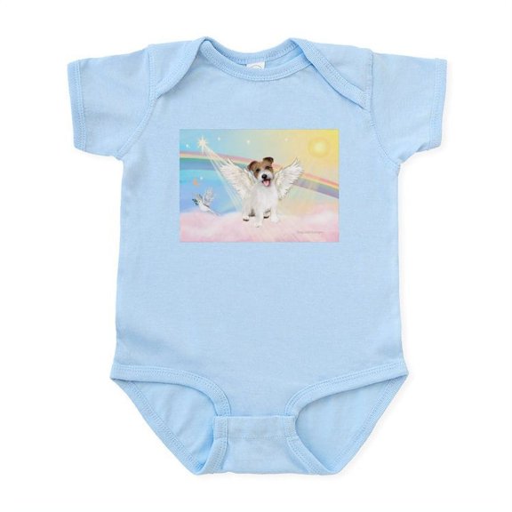 CafePress - Angel / Jack Russell Terrier Infant Bodysuit - Baby Light Bodysuit, Size Newborn - 24 Months