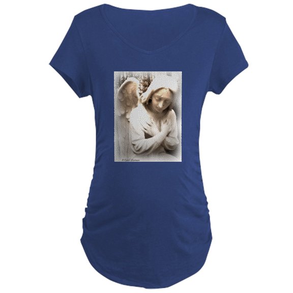 CafePress - Angel Maternity T Shirt - Maternity Dark T-Shirt