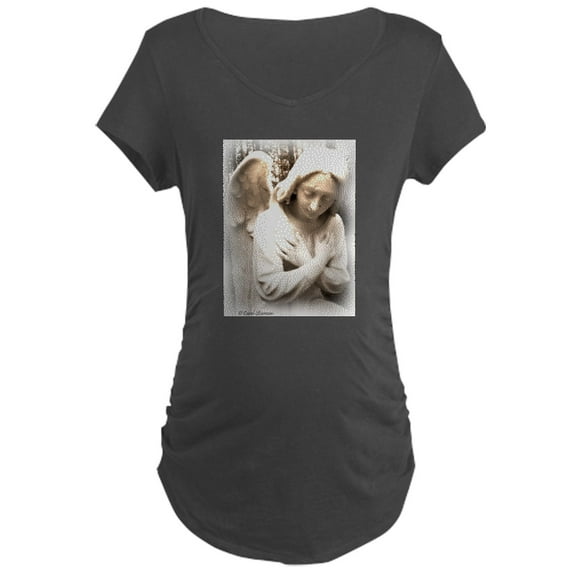 CafePress - Angel Maternity T Shirt - Maternity Dark T-Shirt