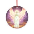 thumbnail image 1 of CafePress - Angel Of God -  Round Wood Ornament 4", 1 of 2