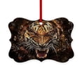 thumbnail image 1 of CafePress - Angry Tiger Breaking Through Glass Ornament - Scroll Ornament, 1 of 3