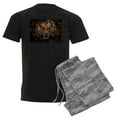 thumbnail image 1 of CafePress - Angry Tiger Breaking Through Glass Pajamas - Men's Dark Loose Fit Cotton Pajama Set, 1 of 7